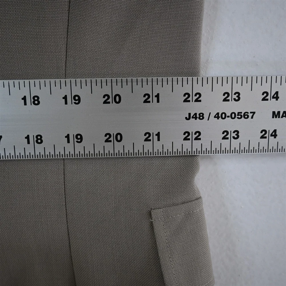 Vtg USA Made 44R Khaki Gold Button‎ Mens Blazer Suit Jacket Sport Coat